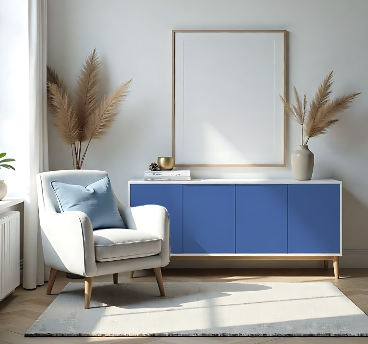 乙烯基贴纸 哑光蓝色 - TenStickers