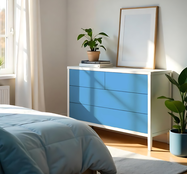 乙烯基贴纸 哑光浅蓝色 - TenStickers