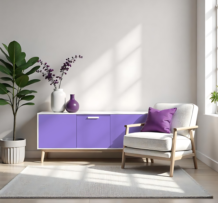 乙烯基贴纸 哑光淡紫色 - TenStickers