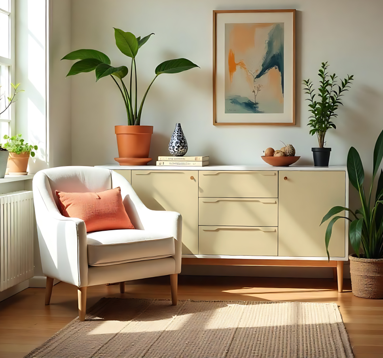 乙烯基贴纸 哑光象牙色 - TenStickers