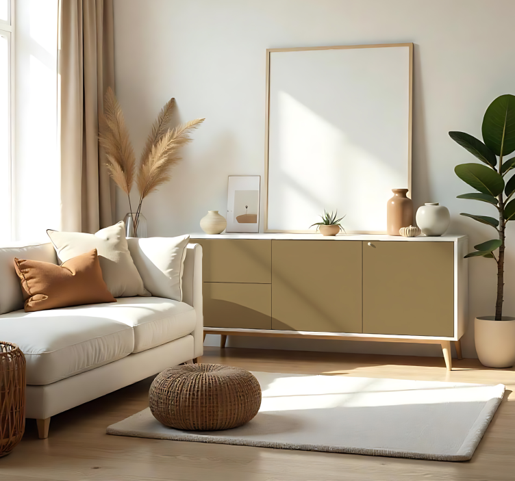 乙烯基贴纸 哑光米棕色 - TenStickers