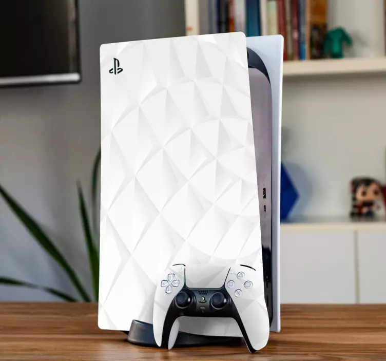 抽象纸效果背景ps5贴花 - TenStickers