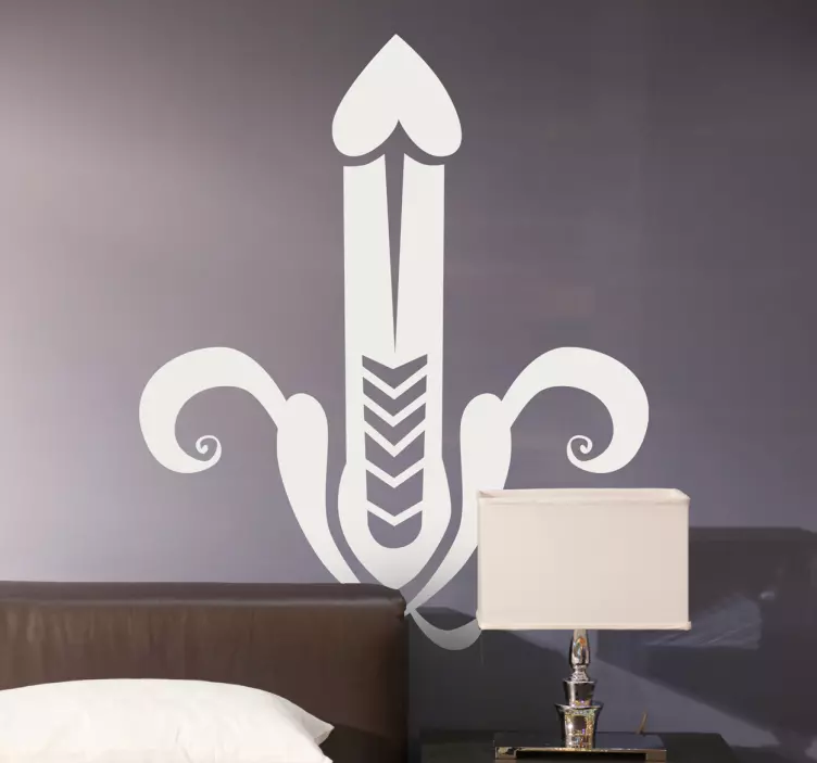 抽象的阴茎图贴纸 - TenStickers