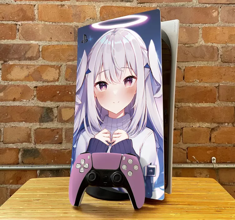 动漫女孩 playstation 5 贴纸 - TenStickers