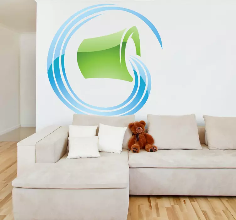 水瓶座十二生肖墙贴 - TenStickers