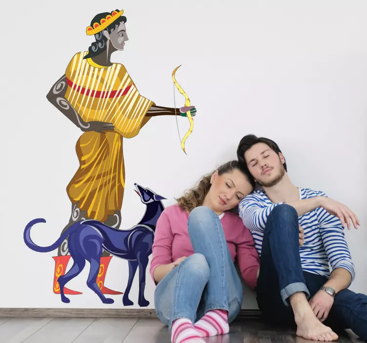 阿耳emi弥斯希腊神话装饰贴花 - TenStickers