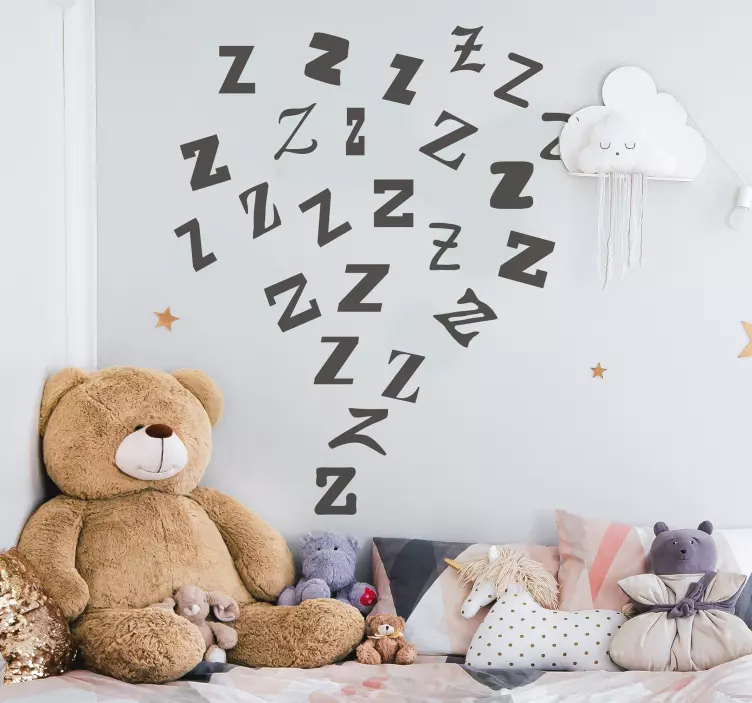 婴儿睡前耳语贴纸 - TenStickers