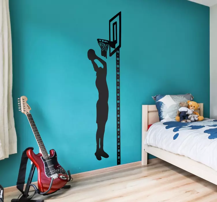 篮球米高度图贴纸 - TenStickers