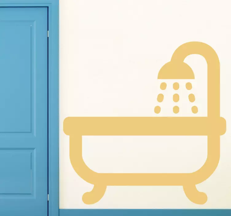 浴室图标贴纸 - TenStickers