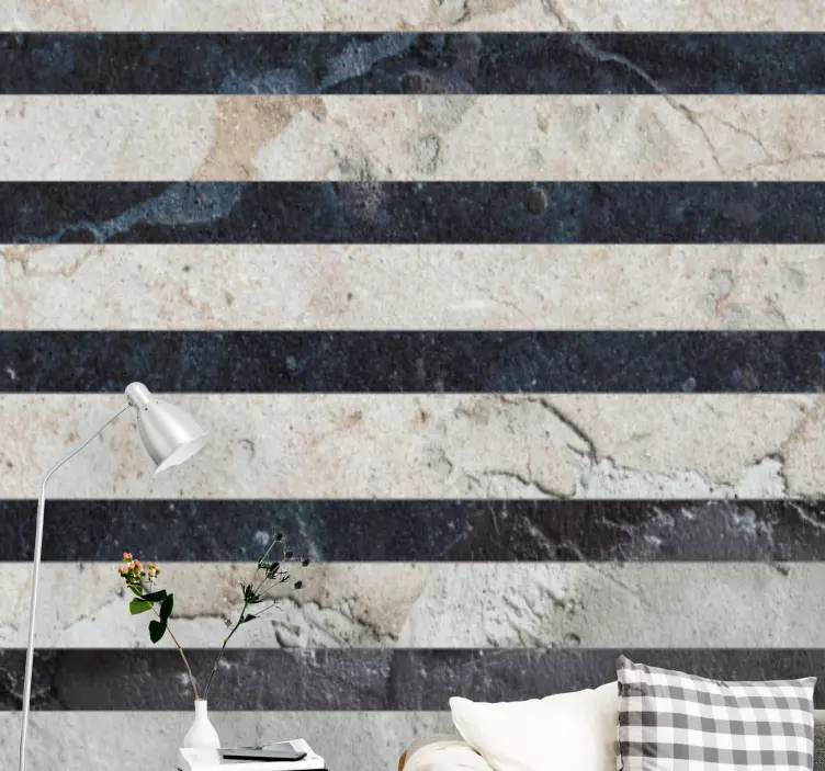 卧室贴纸优雅的纹理图案 - TenStickers