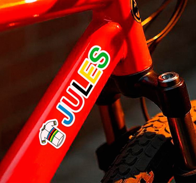 自行车贴纸 世界冠军骑行服 - TenStickers