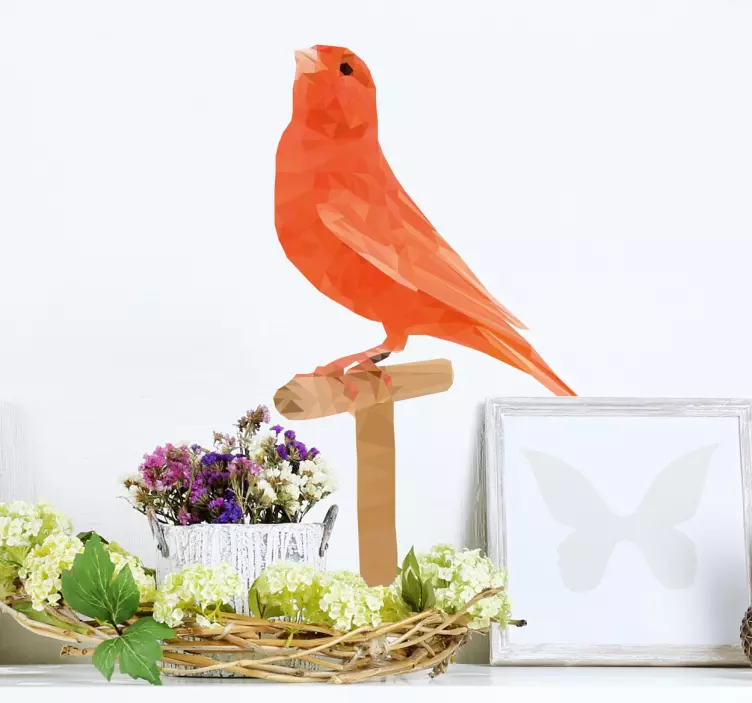 栖息的鸟贴纸 - TenStickers