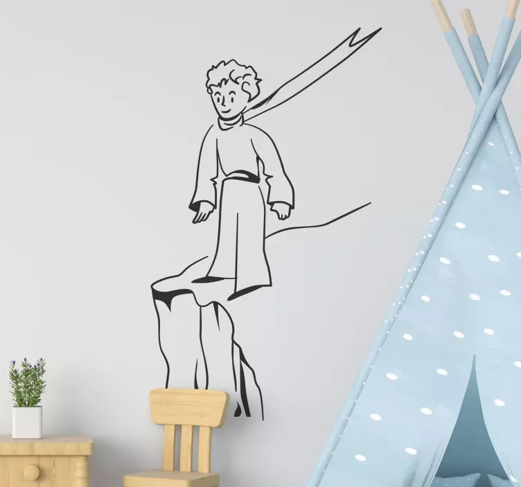 孩子的山墙贴纸上的男孩 - TenStickers