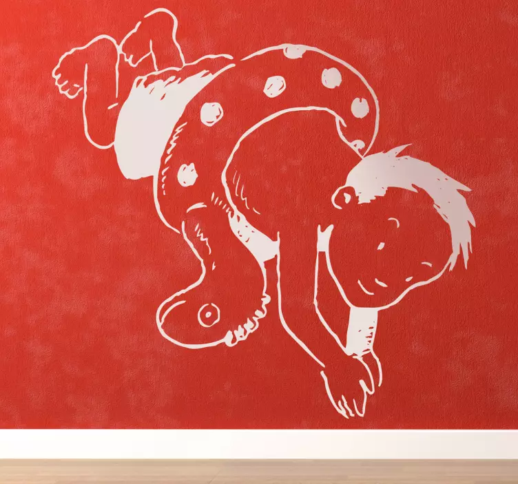 橡胶圈男孩贴纸 - TenStickers