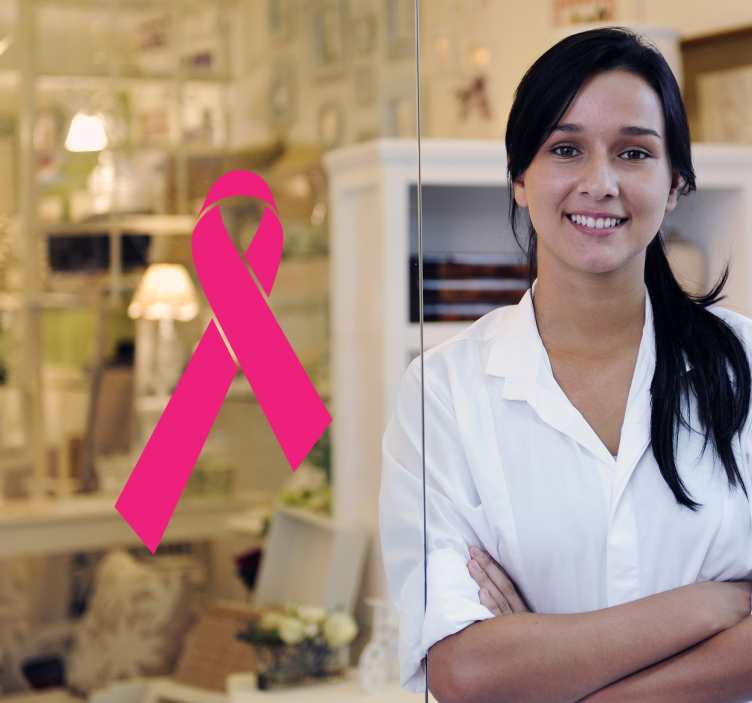 乳腺癌慈善贴纸 - TenStickers