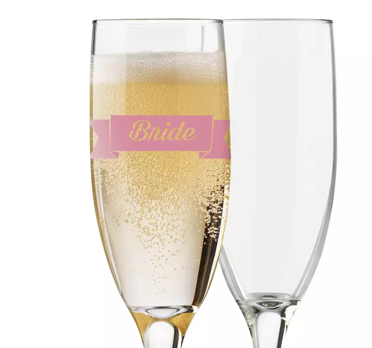 新娘横幅贴纸 - TenStickers