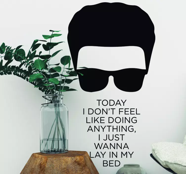 布鲁诺·马尔斯歌词贴纸 - TenStickers