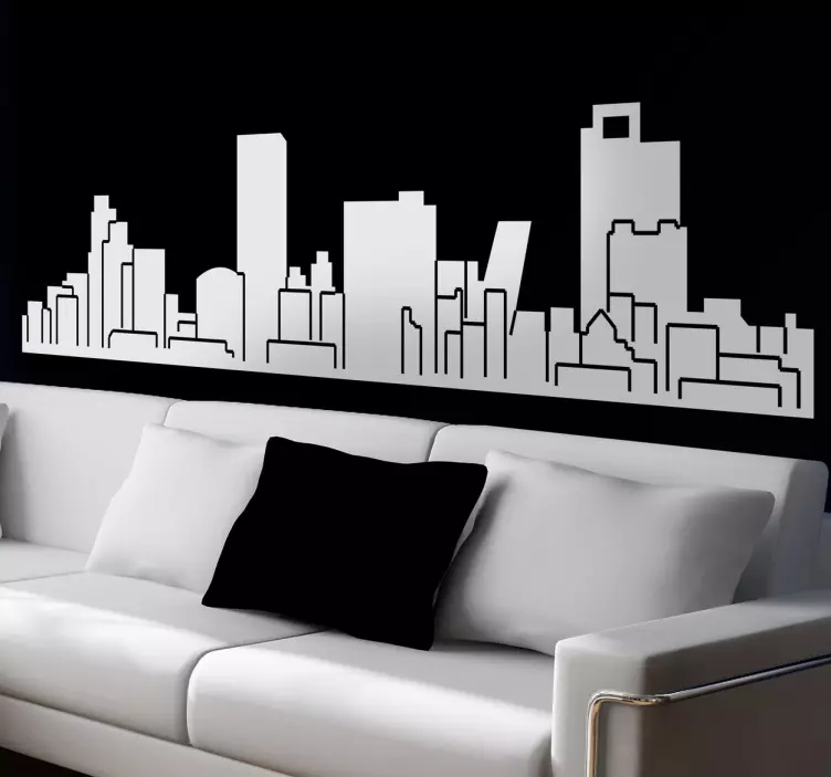 马德里建筑贴纸 - TenStickers