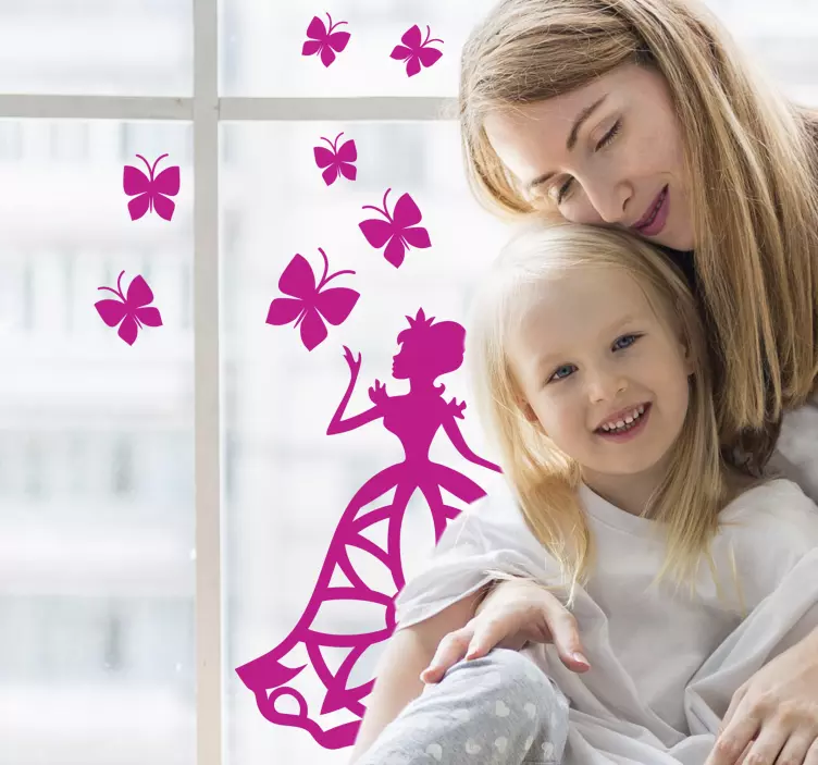 蝴蝶装饰套装窗户贴纸 - TenStickers