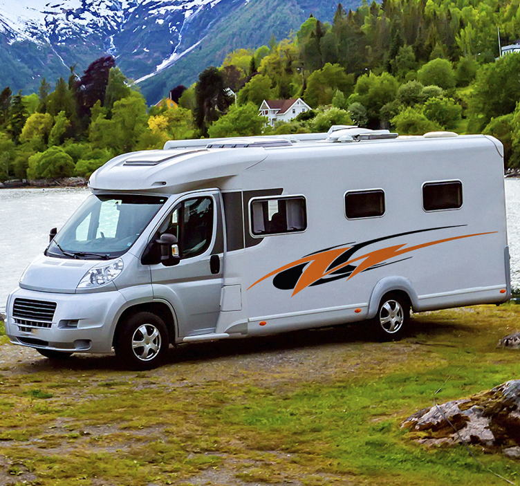 大篷车贴纸 耐克侧 - TenStickers