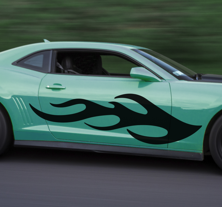 保险杠贴纸火焰图形设计 - TenStickers