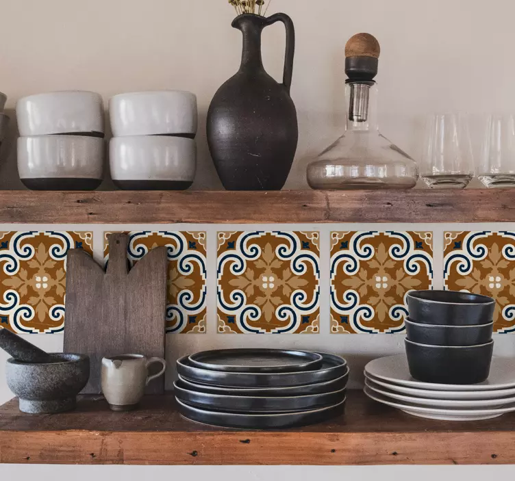 水泥风格瓷砖贴纸 - TenStickers