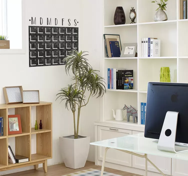 动物贴画周日历 - TenStickers