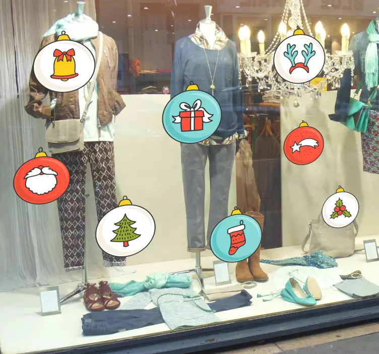 圣诞节收集贴纸集 - TenStickers