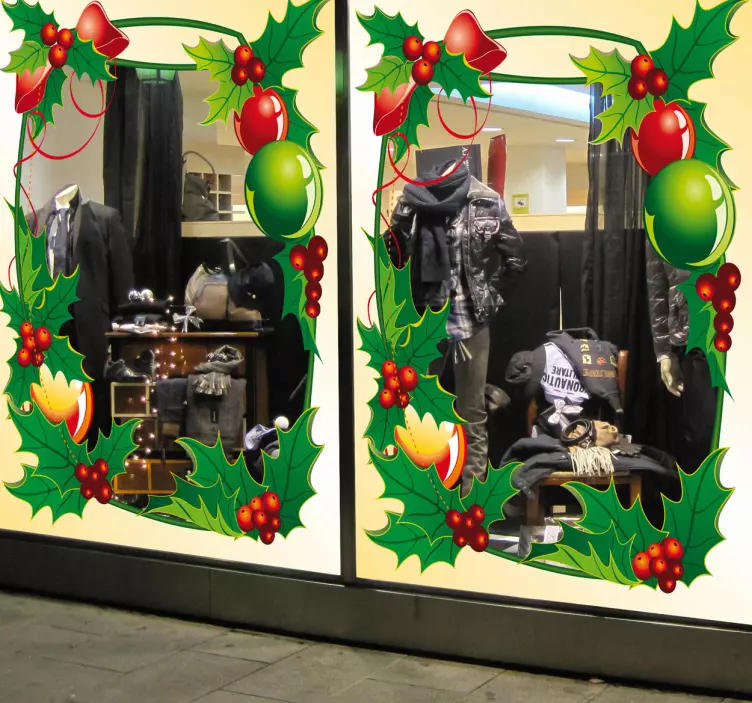 圣诞帧贴花 - TenStickers