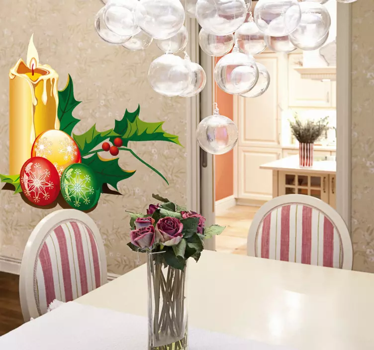 圣诞饰品贴纸 - TenStickers