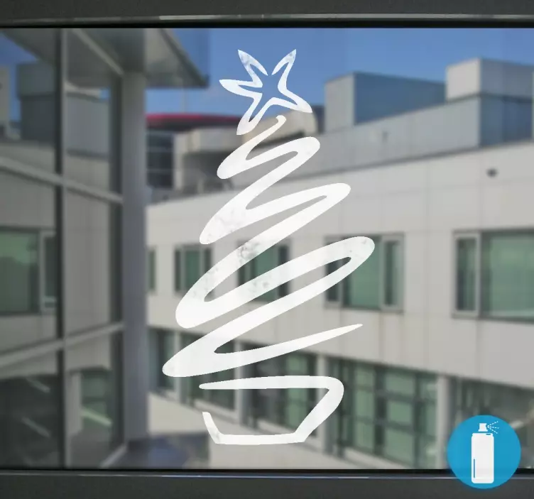 圣诞树模板贴纸 - TenStickers