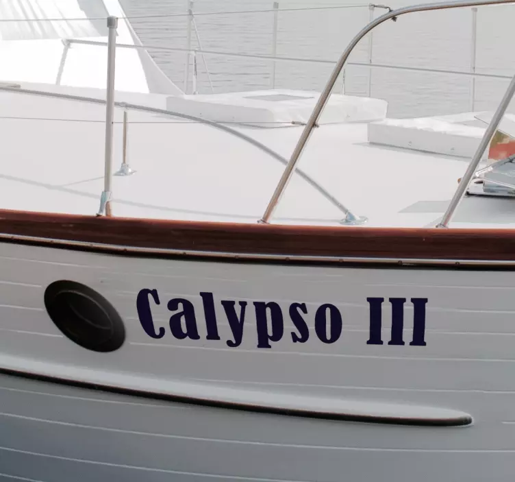 航海类贴纸 船名Chuán míng - TenStickers