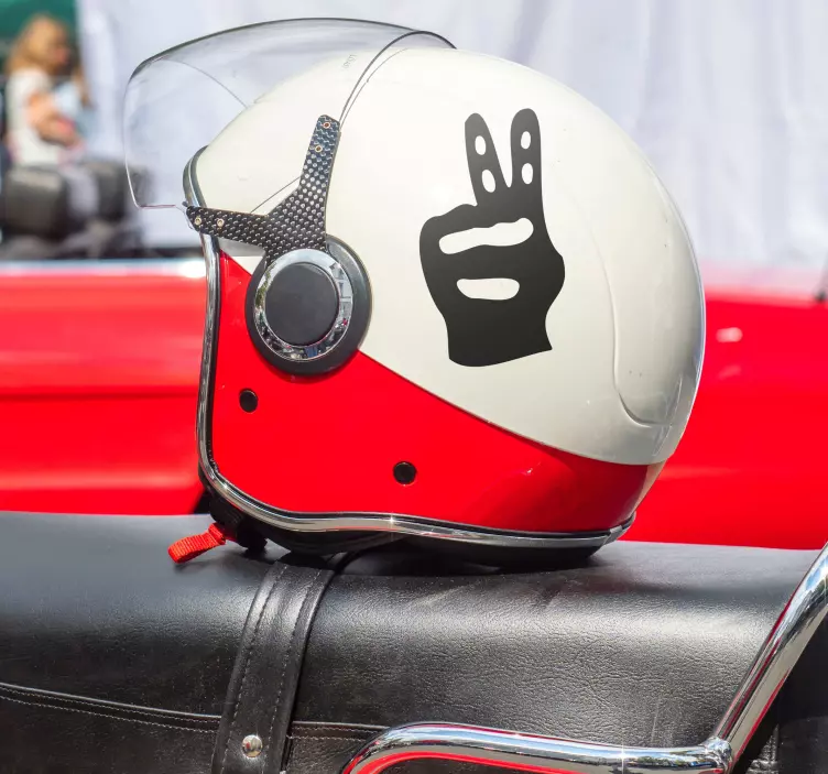 摩托车贴纸 骑自行车者注意：请勿在此处驶行 - TenStickers