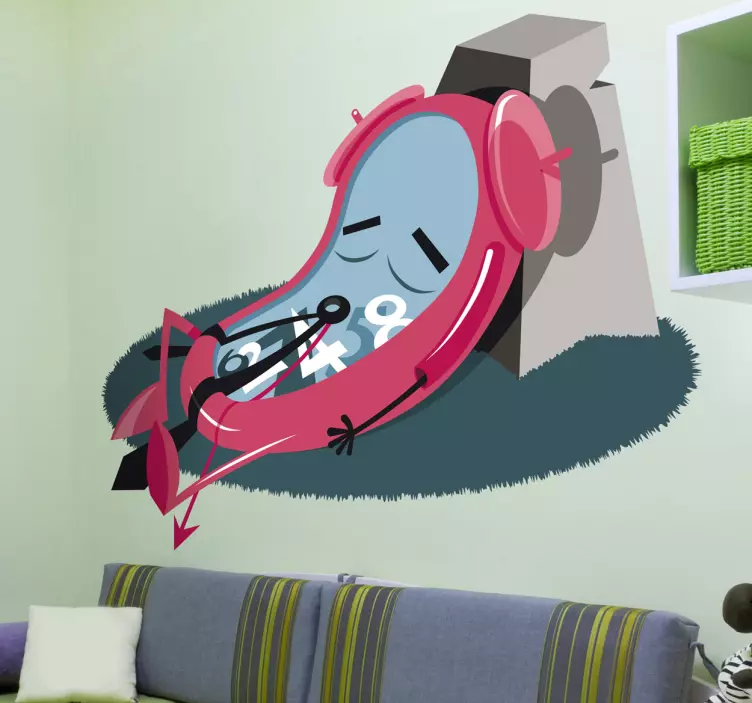 时钟休息装饰贴纸 - TenStickers