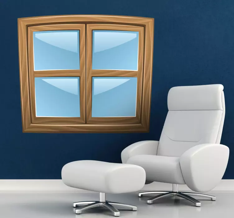 关闭的窗户贴纸 - TenStickers