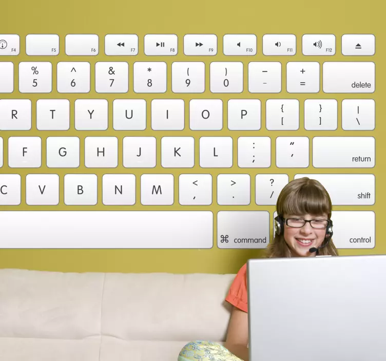 电脑键盘贴纸 - TenStickers