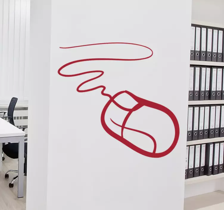 电脑鼠标墙贴 - TenStickers