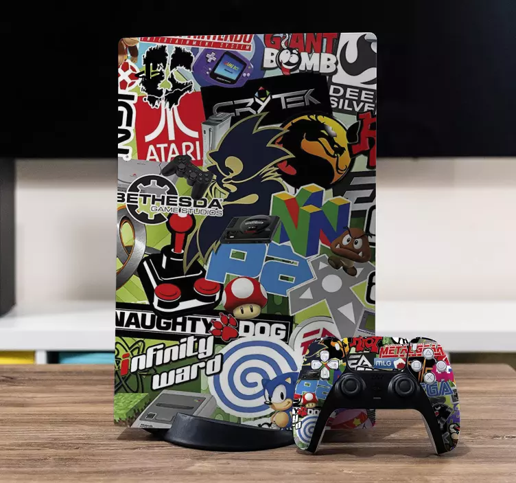 酷贴纸集合ps5贴纸 - TenStickers