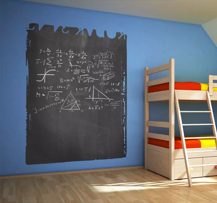 酷城市黑板贴纸 - TenStickers