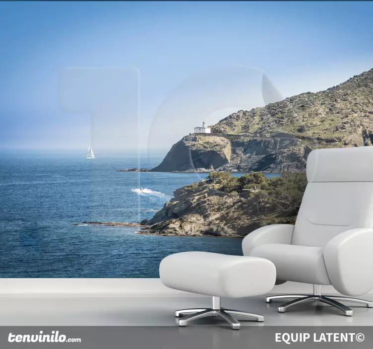 布拉瓦海岸照片壁画贴纸 - TenStickers