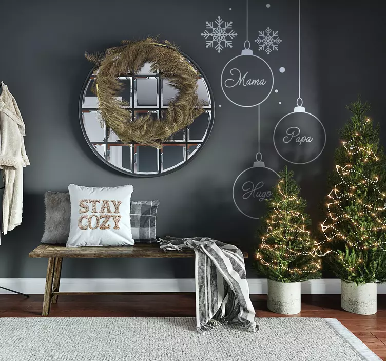 定制圣诞小玩意贴纸 - TenStickers