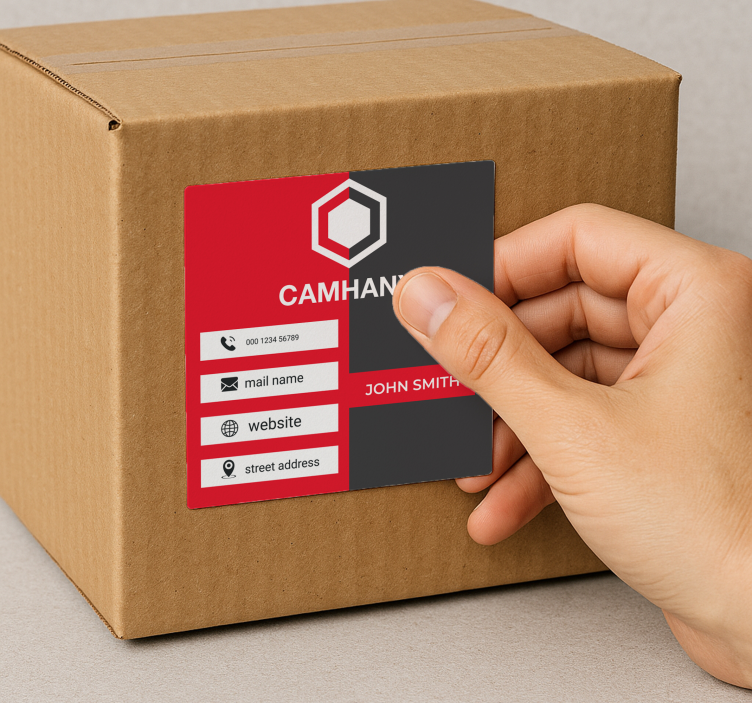 个性贴纸 名片 - TenStickers