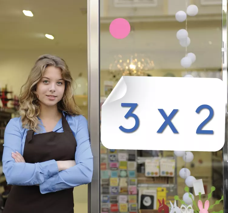 可定制的剥离标签注意贴纸 - TenStickers