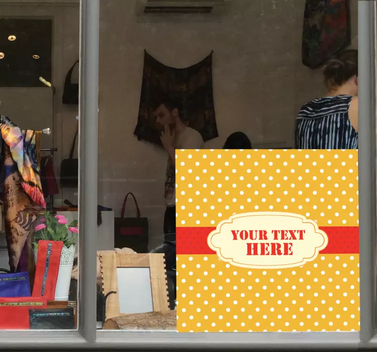 可定制的圆点特价商品贴纸 - TenStickers