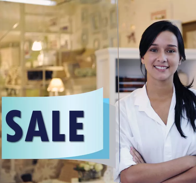 可定制的销售优惠券优惠贴纸 - TenStickers