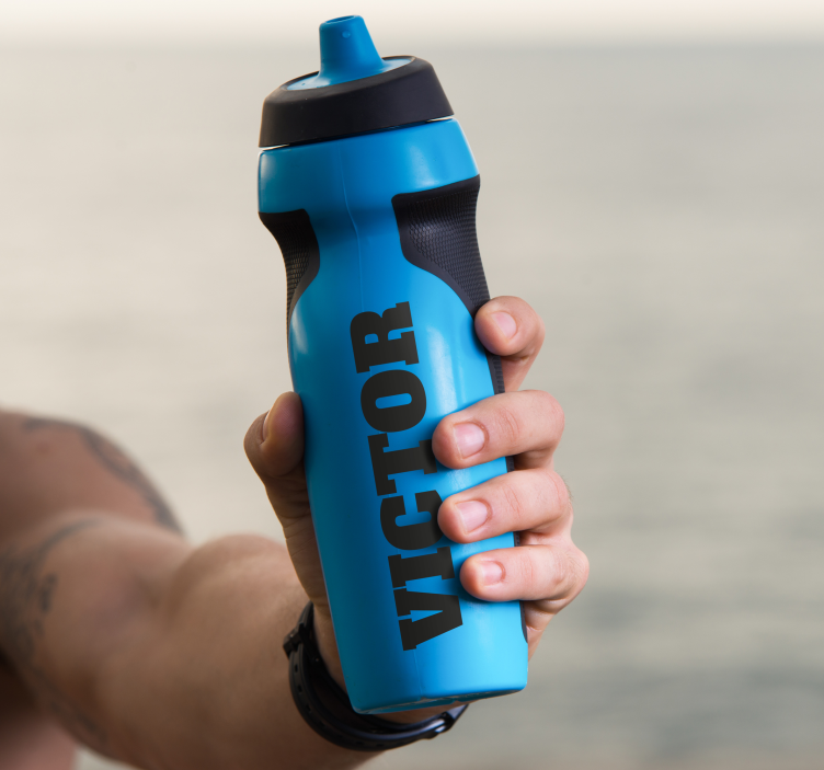 个性贴纸 带有名称的 bidon - TenStickers