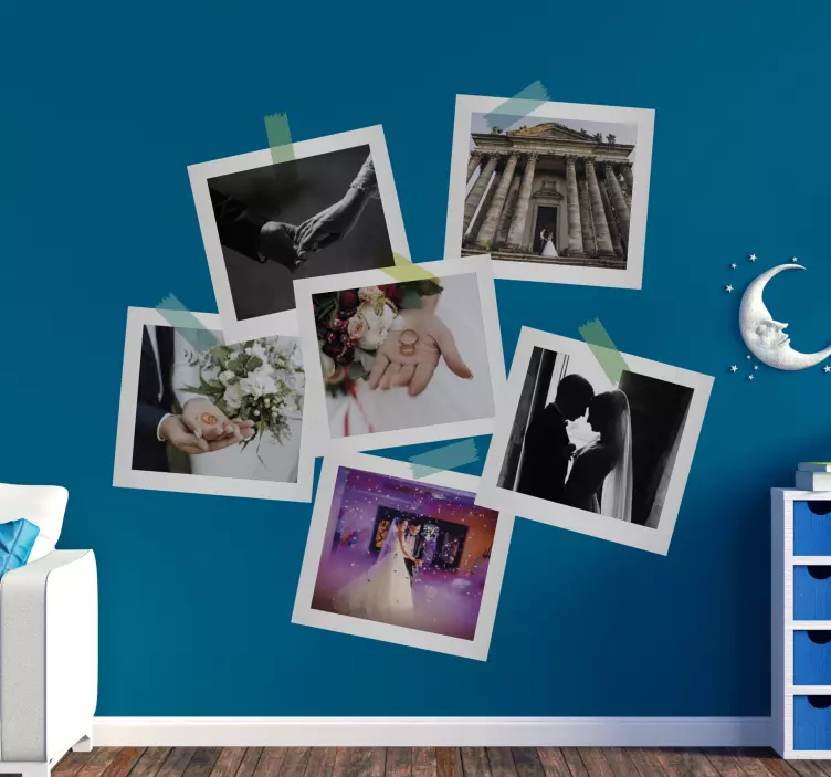 用您的图像婚礼贴纸可定制 - TenStickers