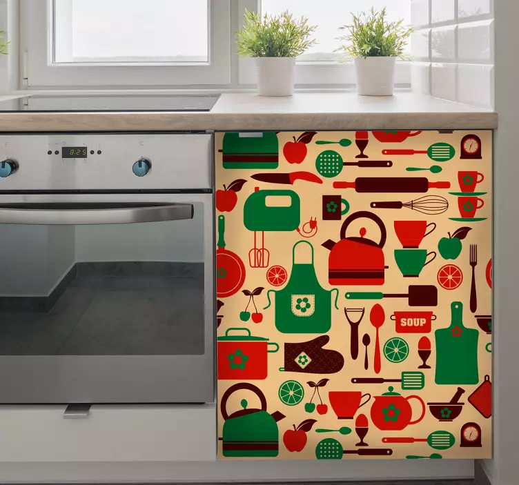 餐具厨柜家具贴纸 - TenStickers