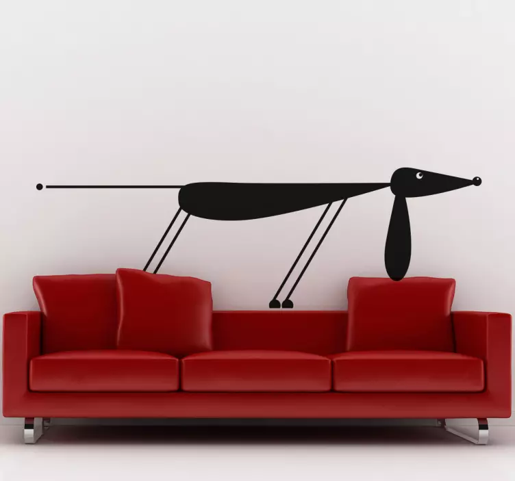 腊肠犬墙贴 - TenStickers