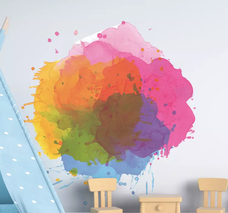 贴纸装饰生动色彩艺术 - TenStickers